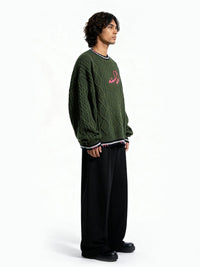 Raastah - Cable - knit Logo Sweater