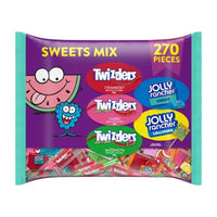JOLLY RANCHER & TWIZZLERS Fruit Flavored Easter Candy, Variety Pack, Fun Size, 270 Pcs.