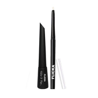 FLiCKA Breathtaking Eyes Kajal White & Texture To Tease Liquid Eyeliner Combo