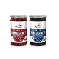 Berries And Nuts Dried Cranberry & Blueberry Combo | Cranberries 200 Grams & Blueberries 200 Grams