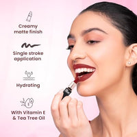 Swiss Beauty Pure Creamy Lipstick 13-Rosy Flush (Matte)