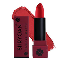 Shryoan Powder Matte Lipstick with Moisturizing and Hydrating Formula | For Every Day Use (3.2g) (Shade-10, Shade-10)