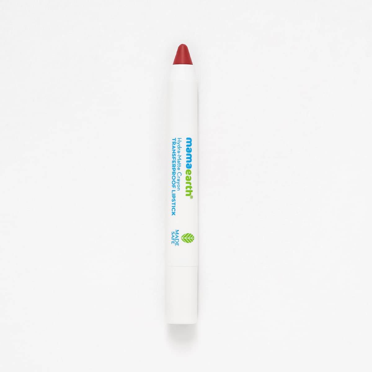 Mamaearth Hydra-Matte Crayon Transferproof Lipstick with Argan Oil & Hyaluronic Acid - 03 Berry Red-2.4 g