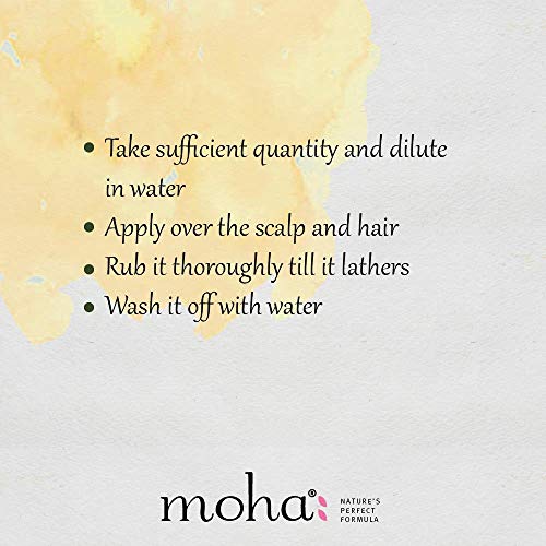 moha: Herbal Hair Shampoo Herbal Hair Cleanser With Benefits Of Amla, Aloe, Brahmi & Bhringaraj For Daily Use For All Hair Types -(100 ml) Pack of 1
