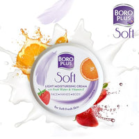 BoroPlus Soft Light Moisturising Cream|Light & Non-sticky|Provides 24 hour moisturisation | For Soft Fresh Skin 300 ml
