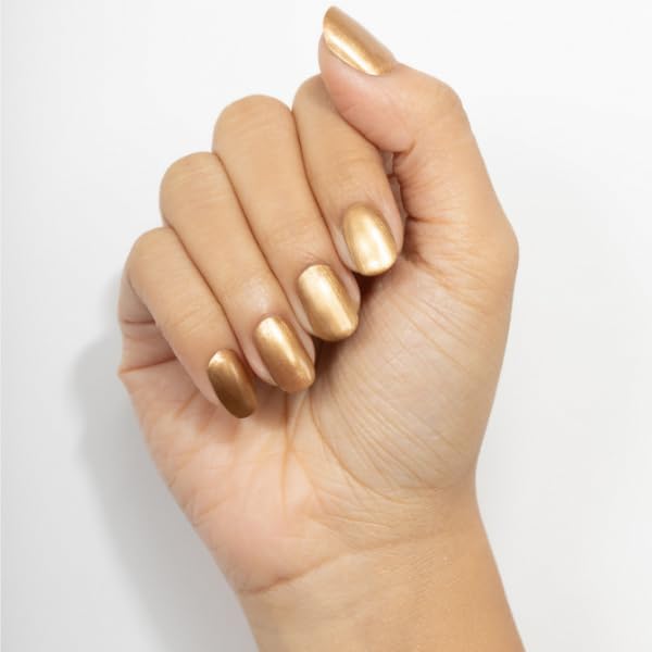 HYUE Gel FX Nail Paint | Metallic | 8 ml x 3 | Mercury Retro-Gold Mine-Icy Silver | Ultra-Glossy Shine | Long-Lasting Wear | Chip-Resistant Formula | Quick-Drying | High-Impact Glossy Finish