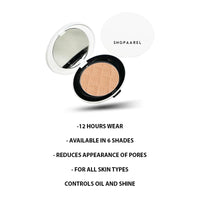 SHOPAAREL True Matte Compact Powder that Protects Skin from Sun, Absorbs Oil, Sweat and helps you to stay fresh (06)