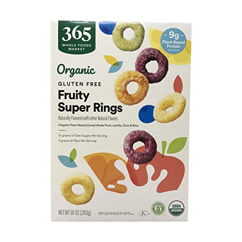 365 by Whole Foods Market Organic Fruity Super Rings, 10 Ounce