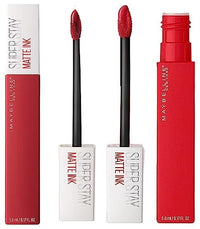 Maybelline New York Super Stay Matte Ink Liquid Lipstick, 20 Pioneer, 5ml and Maybelline New York Super Stay Matte Ink Liquid Lipstick, 220 Ambitious, 5ml