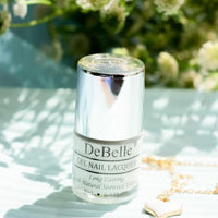 DeBelle Gel Nail Polish Vanilla Croissant(White Nail Paint)|Non UV - Gel Finish |Chip Resistant | Seaweed Enriched Formula| Long Lasting|Cruelty and Toxic Free| 8ml