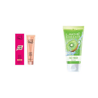 Lakmé 9 to 5 Complexion Care Face Cream, Beige, 30g And Lakmé Blush & Glow Kiwi Freshness Gel Face Wash, with Kiwi Extracts, 100g