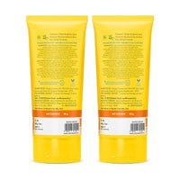 Mamaearth Vitamin C Daily Glow Sunscreen With Vitamin C & Turmeric For Sun Protection & Glow | Spf 50 & Pa++++ Protection | No White Cast | Lightweight & Non-Sticky | For All Skin Types | 80G X 2
