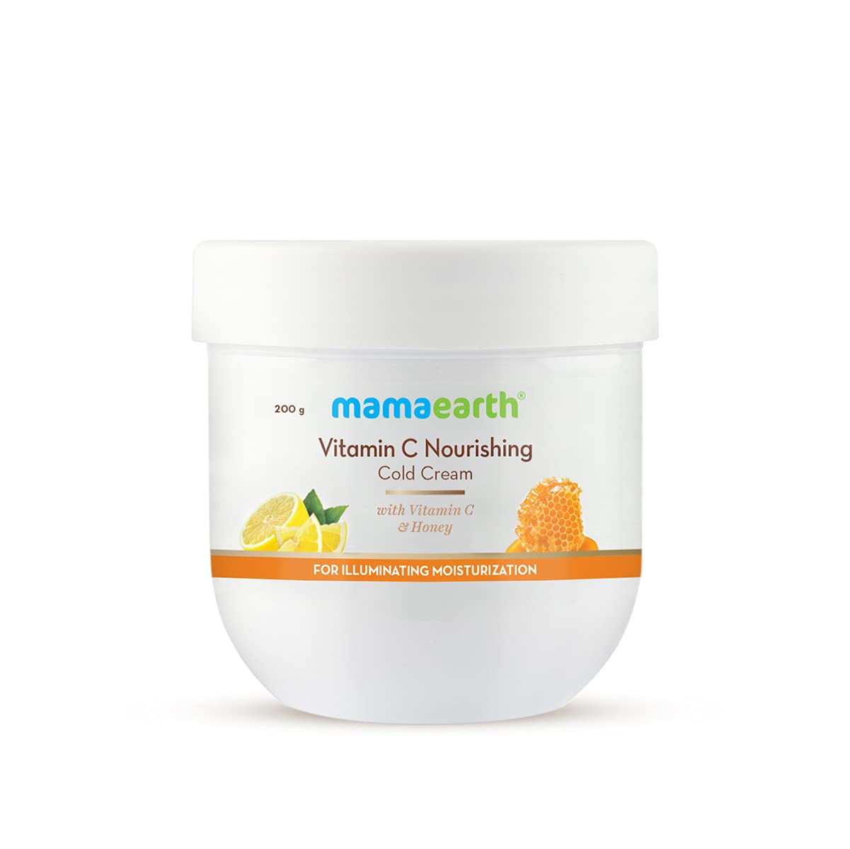 Mamaearth Vitamin C Nourishing Cold Winter Cream for Face & Body with Vitamin C & Honey for Illuminating Moisturization – 200g