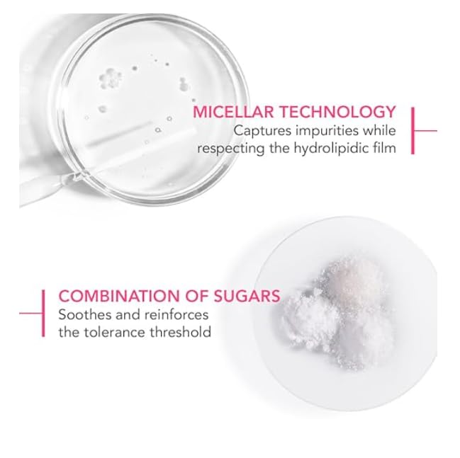 Bioderma Sensibio H2O Daily Soothing Cleanser, Make up Pollution & Impurities Remover Face Eyes Sensitive skin, 250ml