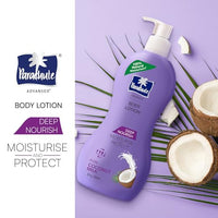 Parachute Advansed Deep Nourish Body Lotion for Women & Men, Dry Skin, 400ml | Pure Coconut Milk, 100% Natural, 72h Moisturisation