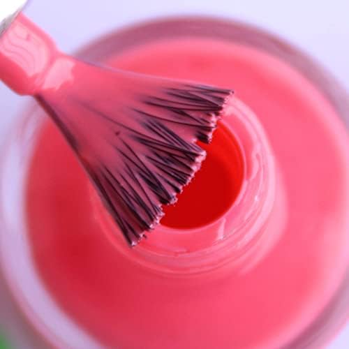 DeBelle Gel Nail Polish Bebe' Kiss (Hot Pink Nail Paint)|Non UV - Gel Finish |Chip Resistant | Seaweed Enriched Formula| Long Lasting|Cruelty and Toxic Free| 8ml Glossy Finish