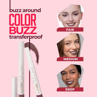 Juice Color Buzz Lip Crayon With Bio Retinol, SPF15 & Natural Moisturizing Factors (Ardent Brown - M01)