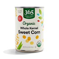 365 Corn Whole Kernel No Salt Added Organic, 15.25 Ounce