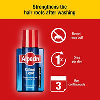 Alpecin Caffeine Shampoo C1 and Liquid | Prevents Hair Loss | Energizer for Strong Hair | Hair Care for Men | Set of 250ml Shampoo and 200ml Liquid