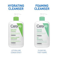 CeraVe Hydrating Cleanser For Normal To Dry Skin (473ml) - Non-Foaming Face Wash with Hyaluronic Acid And Ceramides | Non-Comedogenic, Non-Irritating And Fragrance-Free Cleanser