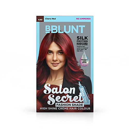 Bblunt Salon Secret High Shine Crème Hair Colour, 100g (Cherry Red 6.62)