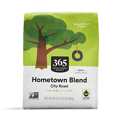 365 Coffee Hometown Blend Whole Bean, 24 Ounce