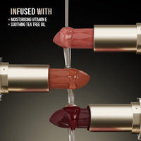 Swiss Beauty Select Crème Touch Hydrating Lipstick | With Vitamin E and Tea Tree Oil | High -shine finish | shade- Holly Pink, 3g |