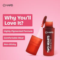 MARS Love Track Velvet Lip Tint (2.8ml) (FIVE DREAM) | Velvet Matte Finish Long Lasting Crayon Lipstick up to 12 Hours Stay (3.5 gm) (12-I Am Fierce)