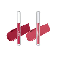 FLiCKA Tomato Liquid Matte Lipstick Transfer Proof, Smudge Proof, Non-Sticky, Creamy Lightweight Shade 4 & Shade 10 Combo