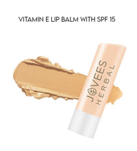 Jovees Herbal Vitamin E Lip Balm with SPF 15 For Soft, Glossy And Supple Lips | 24 Hour Hydration | Rejuvenates Dark, Pigmented, Dry, Chapped And Sun Damage Lips- 5g