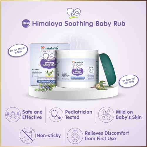 Himalaya Soothing Baby Rub (50ml) | with Eucalyptus Oil | Releives Nasal Congestion & helps easy breathing