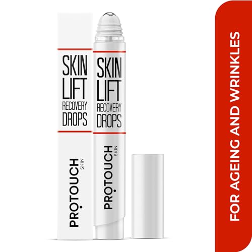 PROTOUCH Skin Lift Recovery Drops to Reduce Fine Lines & Wrinkles - Effective on Neck, Jawline, Chin, Forehead & Smile-Lines | All Skin Types (6 ML) Pack Of 1