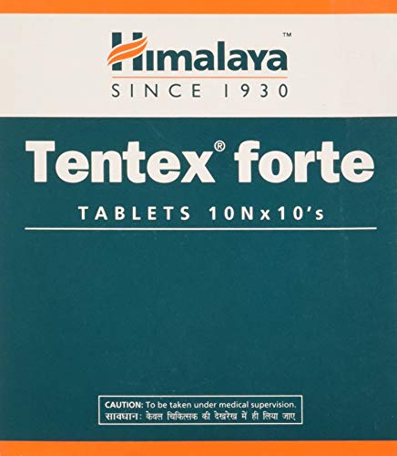 Himalaya Wellness | Tentex forte | Increases desire | Libido enhancer | Power of Ashvagandha and Shilajeet | Strip of 10 Tabs *10