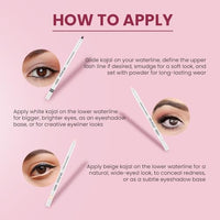 SHOPAAREL BE BOLD Lip & Eye Pencil, 2-in-1 Lip & Eye Liner, Creamy & Blendable, Lip Liner, Built-In Sharpener, Matte Finish, Eye Liner, Intense Pigment, Smudge-Proof, Long Lasting-0.4 Gm, Rish