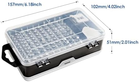 Precision Screwdriver Set, 115 - in - 1 Electronics Repair Tool Kit for Computer, Laptop, Phone, Watch, Game Console, Electronic,PC Repair Tool Kit
