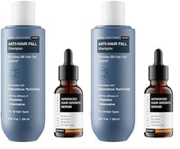 Bare Anatomy Anti Hair Fall Shampoo|5x Hair Fall Control & Growth 250ml | Advanced Hair Growth Serum | 3% Redensyl + 4% Anagain + 3% Baicapil + 1% Capilia Longa | Hair fall control serum | 30mL