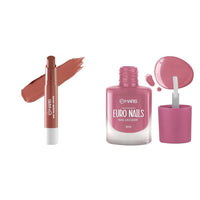 MARS Matte Super Stay Lipstick | Up to 12 Hours Long Lasting | Smudge Proof and Waterproof Lipstick for Women (2.6 gm) (10-ROYALTY) EURO Nail Lacquer (6.0 ml) (Shade-14)