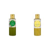Just Herbs Ayurvedic 8 in 1 Root Nourishing Amla Neem Shampoo for Dry & Frizzy Hair, Controls Hairfall & Just Herbs Ayurvedic Anti-Dandruff Soya Protein Herbal Shampoo, For Men & Women