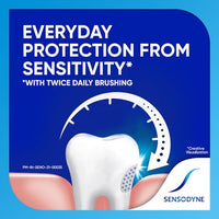 Sensodyne Toothpaste Fresh Gel, Sensitive tooth paste for daily sensitivity protection, 2 X 125gm Duo Pack