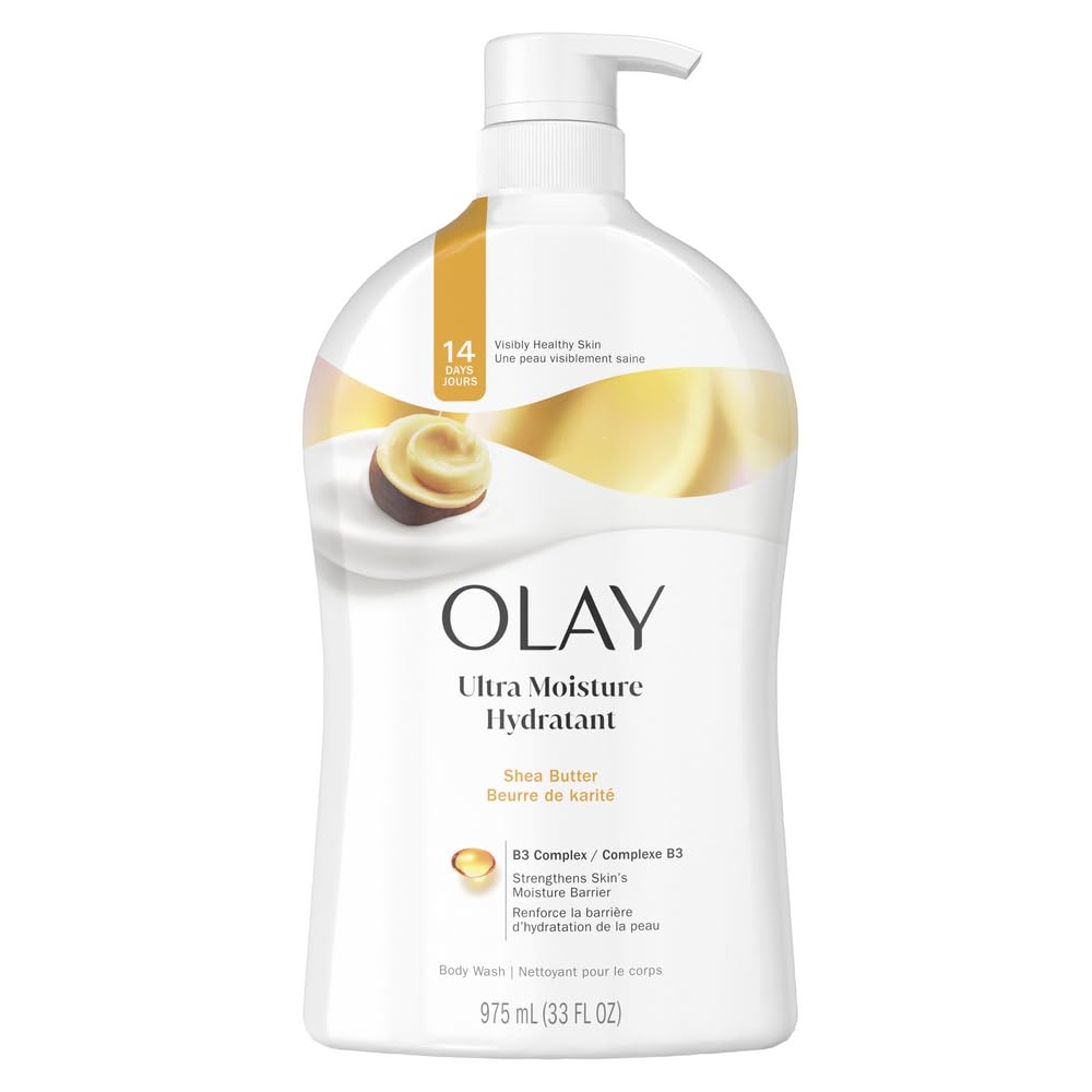Olay Ultra Moisture Shea Butter Body Wash, 30 Fluid Ounce