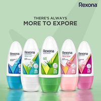 Rexona Aloe Vera Underarm Roll On Deodorant for Women, 50ml and Powder Dry Underarm Roll On Deodorant for Women, 50ml