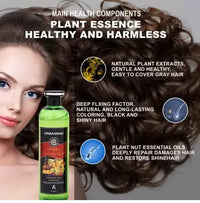 URBANMAC Fruit Vinegar Hair Color Black Gel With Dye Brush and Mixing Bowl Hair Colouring Kit