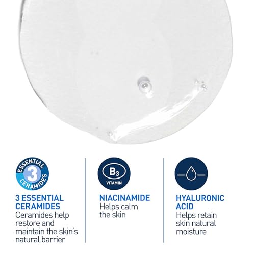 CeraVe Foaming Cleanser For Normal To Oily Skin (88ml) - Dermatologist-Developed Facewash | Non-Comedogenic And Fragrance-Free Cleansers For Acne-Prone Skin