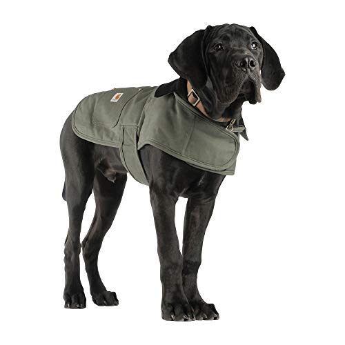 Carhartt Firm Duck Insulated Dog Chore Coat Army Green/Brass X-Large