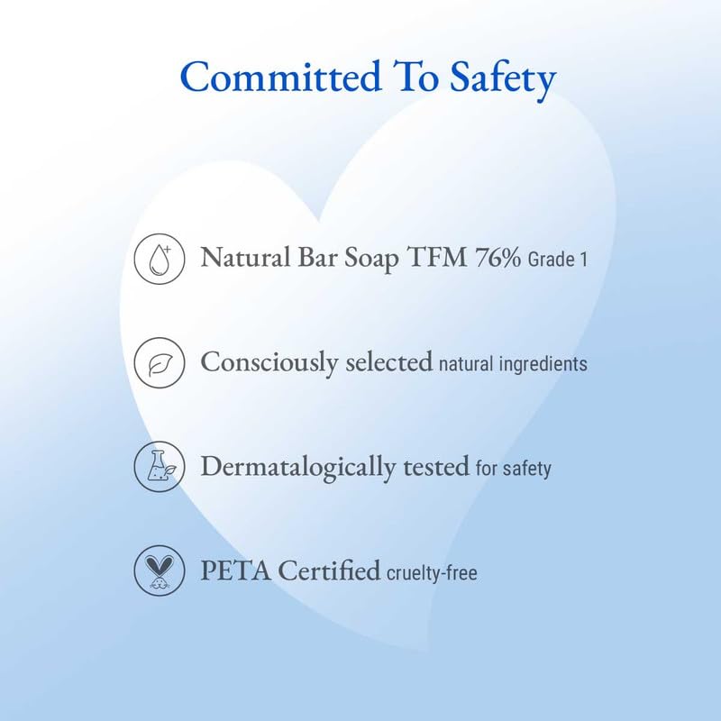 Softsens Naturally Soft Skin Cream Bar Soap I Enriched with Natural Creme Oil I Dermatologically Tested & Parben Free(100g x 4)