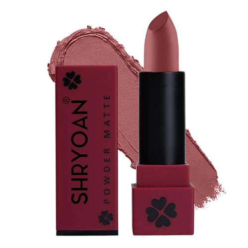 Shryoan Powder Matte Lipstick with Moisturizing and Hydrating Formula | For Every Day Use (3.2g) (Shade-11, Shade-11)