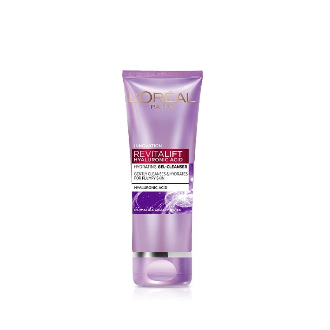 L Oréal Paris Revitalift Hyaluronic Acid Serum, 15ml & Cleanser, 120ml For All Skin Type