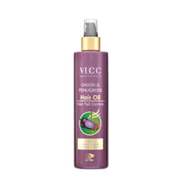 VLCC Onion & Fenugreek Hair Oil - 200ml | Deep Nourishing Hair Oil for Strengthening Hair Follicles. Thicker, Stronger, Frizz-Free Hair | Paraben Free | with Onion, Fenugreek, Almond & Black Seed