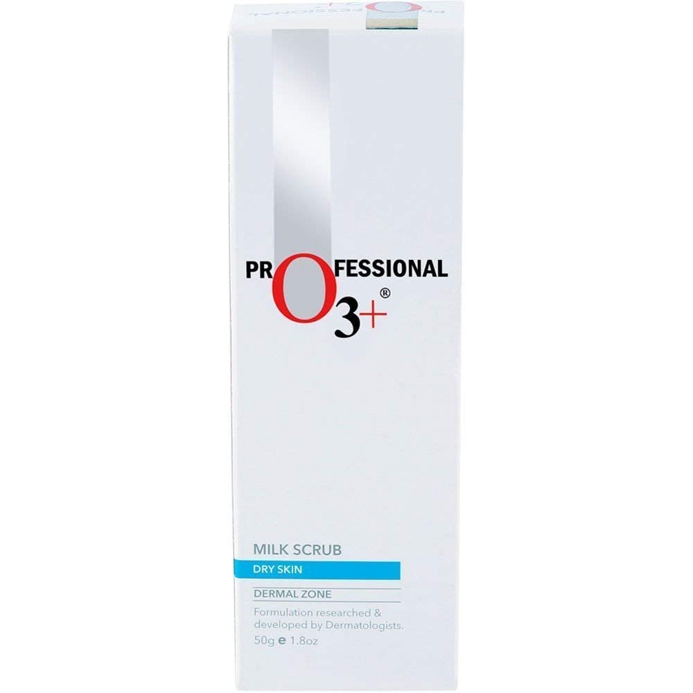 O3+ Milk Scrub Enriched with Macadamia Nuts Extracts for Clean & Bright Complexion & O3+ ALPHA MEN Acno D-TAN Scrub With Hyaluronic & Mint 50g