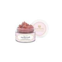 Just Herbs Ayurvedic Rose Lip Scrub For Dry & Just Herbs Tinted Lip Balm for Men and Women with SPF 20+ for Dark Lips to Lighten 4 g (Beetroot) Combo